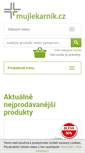 Mobile Screenshot of mujlekarnik.cz